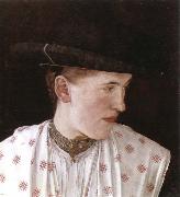 Wilhelm Leibl, head of a peasant girl